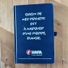 Carnet de note en papier de pierre HAFA