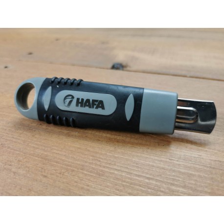 Cutter à lame rétractable gris HAFA